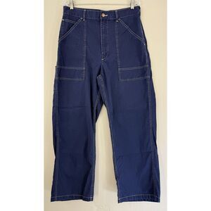 Denim & Supply Baggy Wide Leg Pants Women’s 12 Navy Blue‎ Polo Ralph Lauren